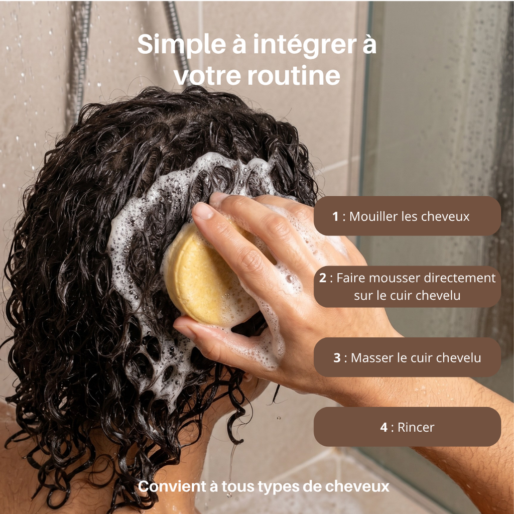 Shampoing Solide au Gingembre – Stimule la Racine & Renforce les Cheveux